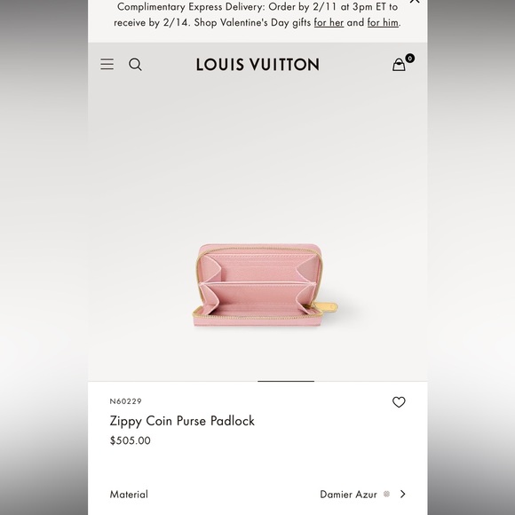 LV Zippy Coin Purse Padlock - Picture 2 of 16